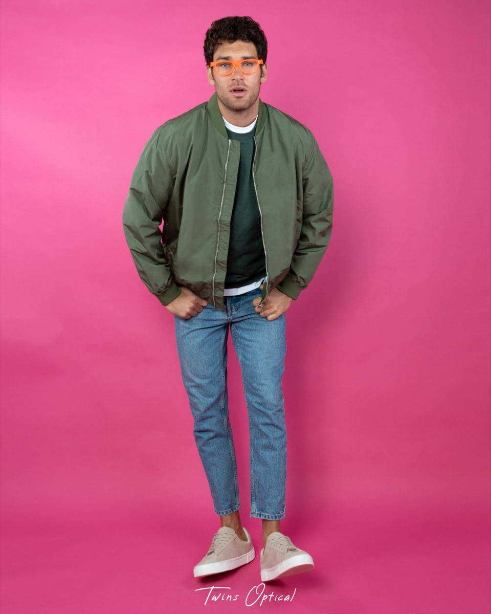 Occhiali da lettura Jelly indossati