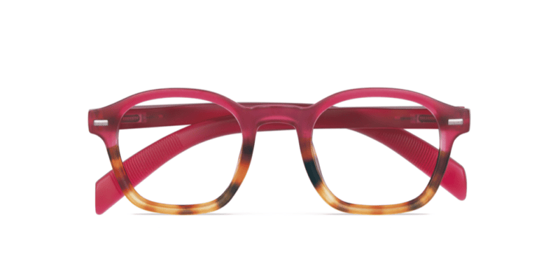 occhiali da lettura twins rosso demi