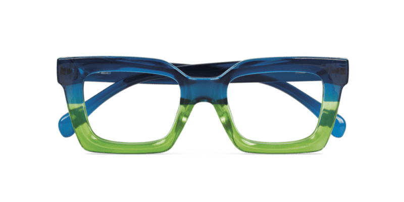 occhiali da lettura mazurca blu verde