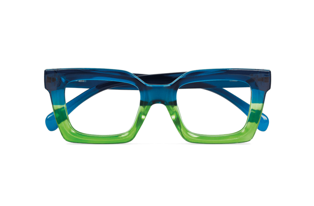 occhiali da lettura mazurca blu verde
