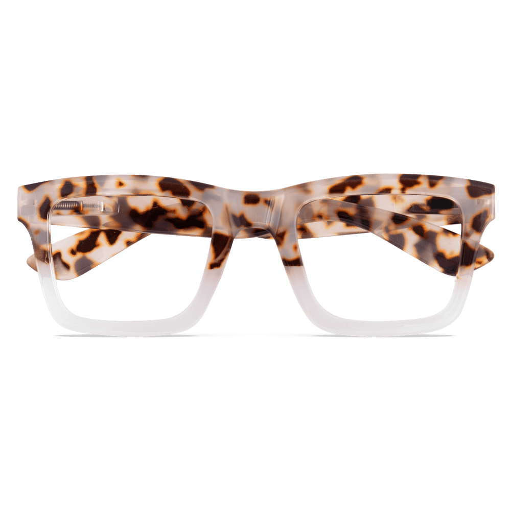 occhiali da lettura noce demi beige