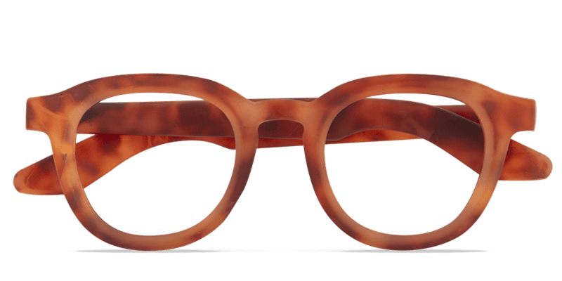 occhiali da lettura quercia arancio