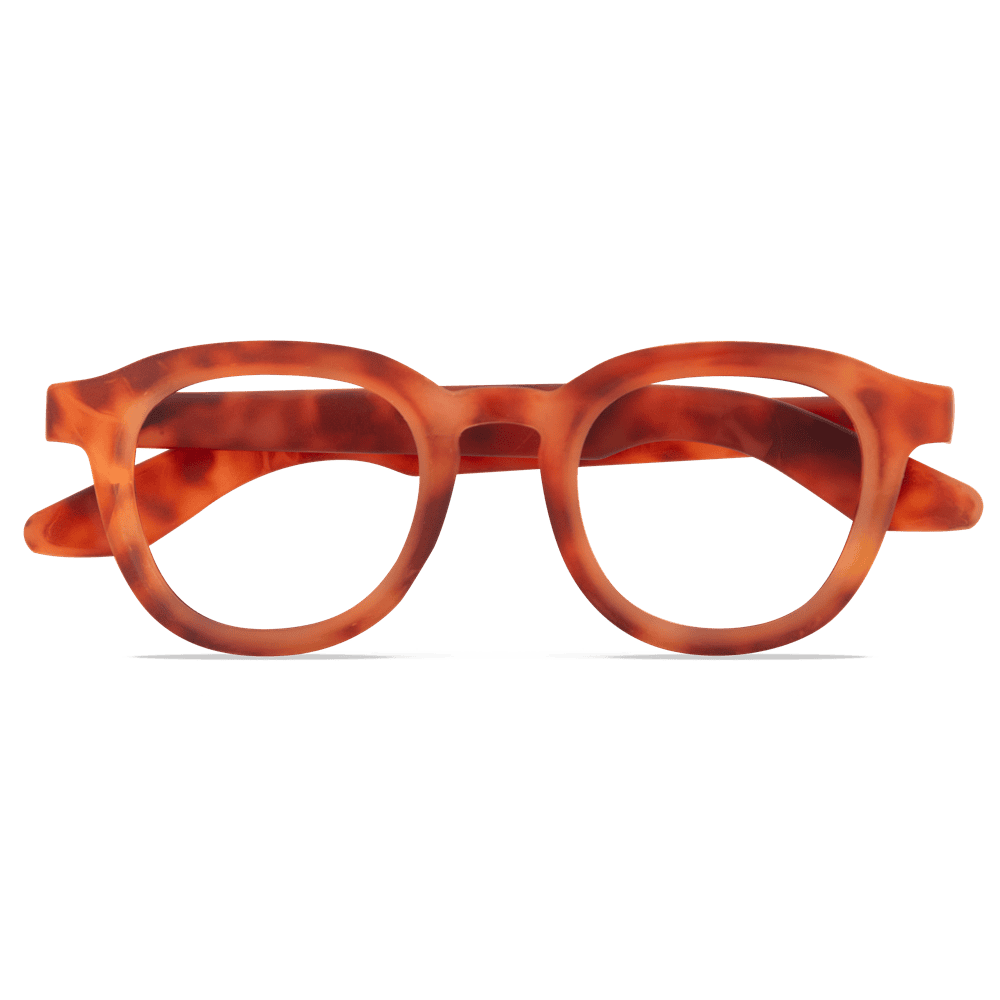 occhiali da lettura quercia arancio